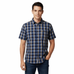 STERLING/SHIRT CHECK NAVY KHAKI 3193019 1149 38