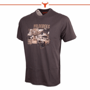 WILDEBEES/TSHIRT PEWTER WMA291 AFRIKA SAFARI