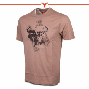 WILDEBEES/TSHIRT DESERT SAND WMA294 DIRT RIDER LOGO