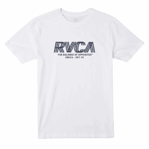 RVCA/TSHIRT WHITE 10430 COPY