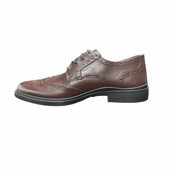 HUSH PUPPIES/VICTOR BROGUE BURGUNDY 00900 - Image 4