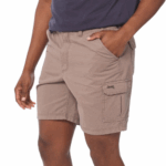JEEP/SHORTS 21CM BROWN ELASTIC ON THE SIDES JMS25061