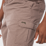 JEEP/SHORTS 21CM BROWN ELASTIC ON THE SIDES JMS25061 - Image 2