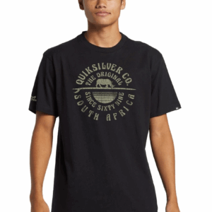 QUIKSILVER/TSHIRT BLACK SA BOARDWALK QSTM6545