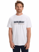 QUIKSILVER/TSHIRT WHITE BOX SHAPED 08179