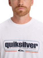 QUIKSILVER/TSHIRT WHITE BOX SHAPED 08179 - Image 2