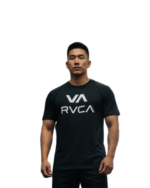 RVCA/TSHIRT OFF BLACK 10532 DIFFERENT WAYS 10532