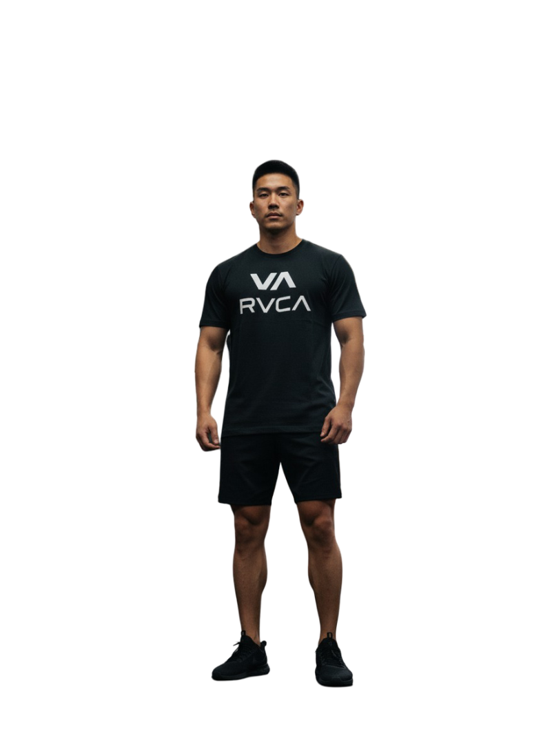 RV376-1 RVCA/TSHIRT OFF BLACK 10532 DIFFERENT WAYS 10532 - Image 1