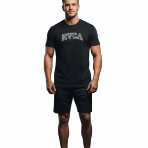 RVCA/TSHIRT OFF BLACK 10527 TEAMSTER