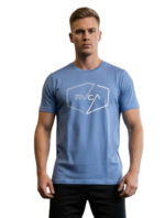 RVCA/TSHIRT CORONET BLUE 10526 PIN HEX