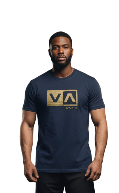 RV382-1 RVCA/TSHIRT NAVY BLAZER 10524 BALANCE BOX - Image 1