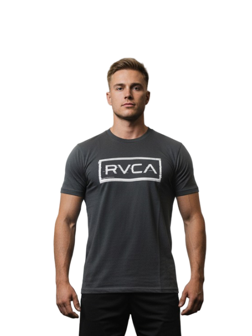 RV383-1 RVCA/TSHIRT OFF BLACK 10521 - Image 1