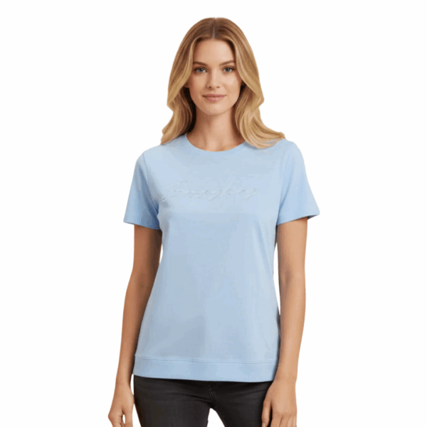 SISSYBOY/TSHIRT PALE BLUE T32848 WITH PEARL BLING - Image 1