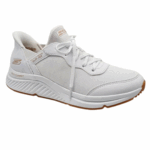 SKECHERS/117627 WHITE BOBS ARCH COMFORT