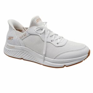 SKECHERS/117627 WHITE BOBS ARCH COMFORT
