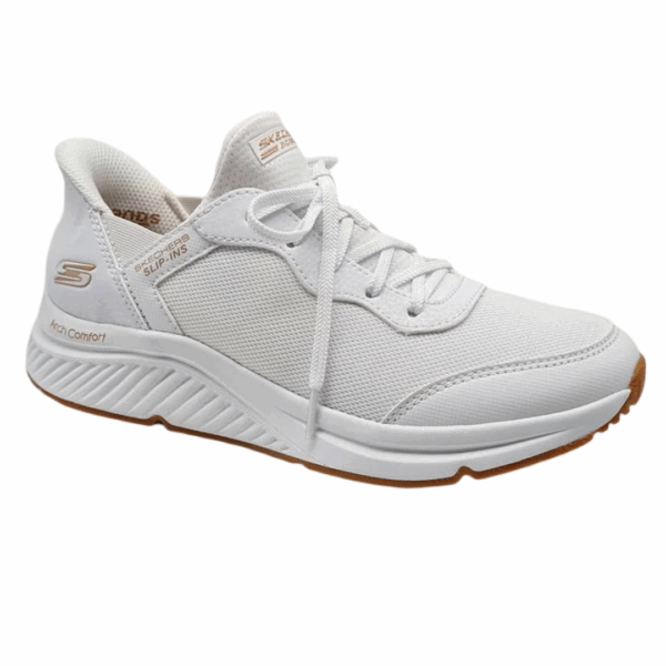 SKECHERS/117627 WHITE BOBS ARCH COMFORT - Image 1