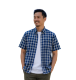 STERLING/SHIRT CHECK NAVY MUSTARD 3193019 39