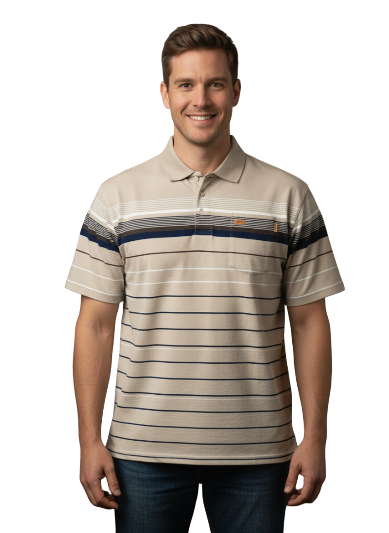STER534-1 STERLING/GOLF T KHAKI NAVY 9096870 16 - Image 1