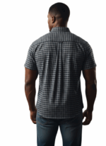 STERLING/SHIRT CHECK BLACK GREY KHAKI WHITE 3193009 97 - Image 2