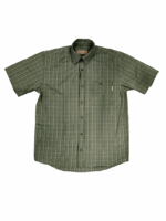 STERLING/SHIRT CHECK OLIVE WHITE 3193009 40 SINGLE POCKET
