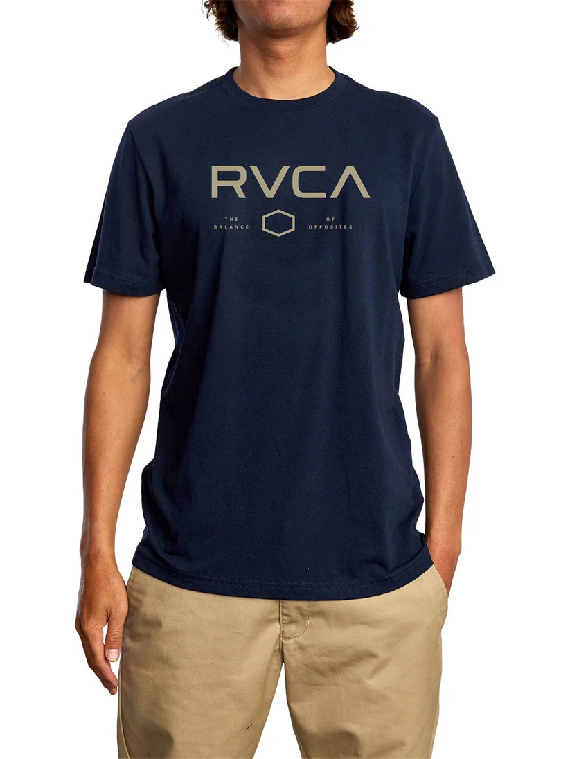 REV403-1 RVCA/TSHIRT NAVY BLAZER 10518 VA RVCA - Image 1