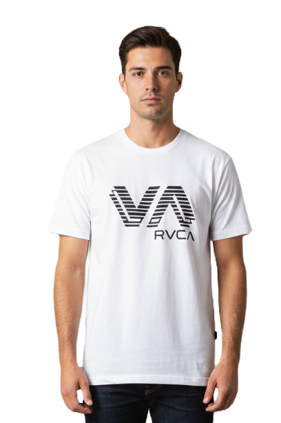 RV394-1 RVCA/TSHIRT WHITE 10529 SEPERATION - Image 1