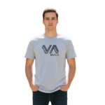 RVCA/TSHIRT SNOW HEATHER MELANGE 10529