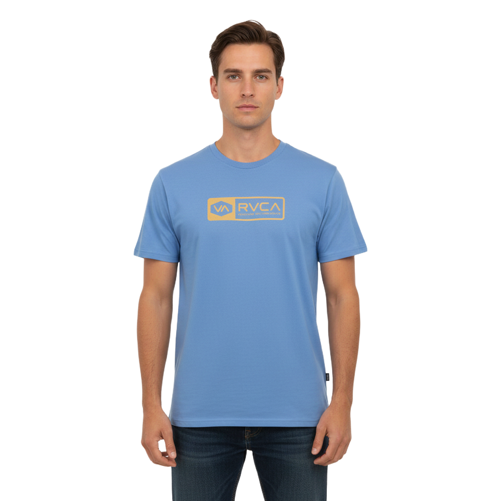 RV402-1 RVCA/TSHIRT CORONET BLUE 10519 TOTAL - Image 1