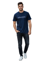 RVCA/TSHIRT NAVY BLAZER 10520 PIN TOP