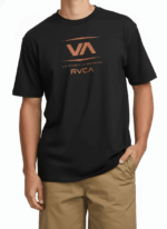 RVCA/TSHIRT OFF BLACK 10528 AFTER BALANCE