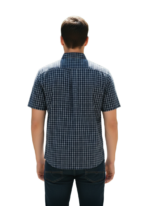 STERLING/SHIRT CHECK NAVY WHITE 3193009 39 SINGLE POCKET - Image 2