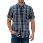 WILDEBEES/SHIRT GRANITE/NAVY/AIRFORCE CHECK WMA368