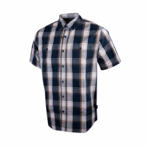 WILDEBEES/SHIRT NAVY/GREY/BROWN CHECK WMA371