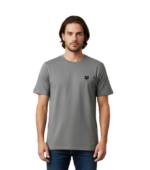 FOX/TSHIRT PEWTER 0118 SMK SCREEN