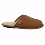 HUSH PUPPIES/MARTIN TAN SLIPPERS