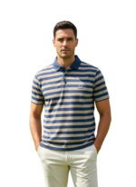 LORETI/GOLF TSHIRT NIVA BLACK T0702