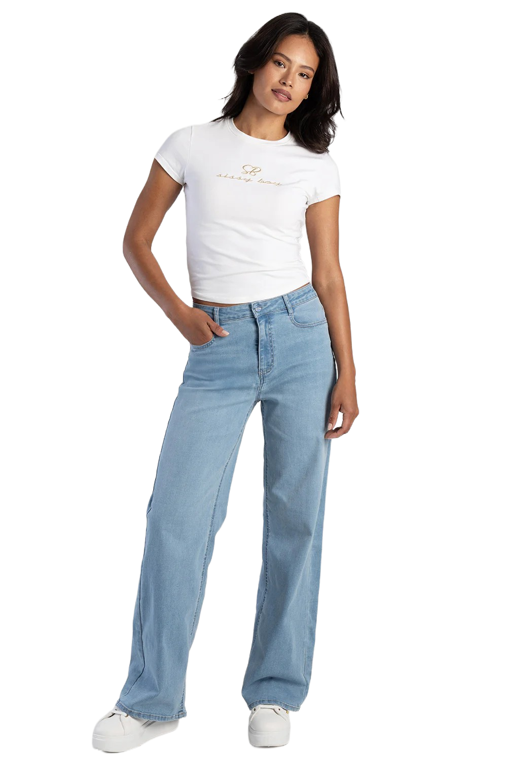 SI1365-1 SISSYBOY/JEANS DARK VINTAGE MADAGASCAR WIDE LEG P32738 - Image 1