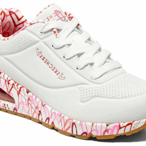 SKECHERS/155506 WITH RED PINK UNO