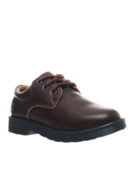 HUSH PUPPIES/CURTIS BROWN LACE UP SCHOOL SHOE 00698