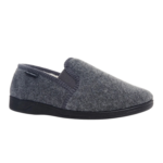 HUSH PUPPIES/JOHNNY GREY SLIPPER 00670