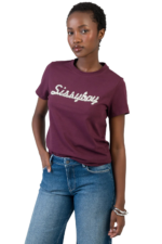 SISSYBOY/TSHIRT BURGANDY KEEP IT COOL T33132 - Image 2