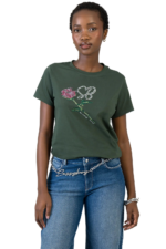 SISSYBOY/TSHIRT GREEN FEEL SOMETHING T33126
