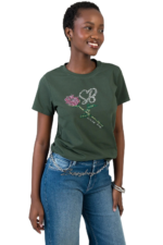 SISSYBOY/TSHIRT GREEN FEEL SOMETHING T33126 - Image 2