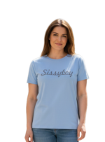 SISSYBOY/TSHIRT PALE BLUE CAUGHT YOUR EYE T33119