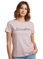 SISSYBOY/TSHIRT PALE PINK CAUGHT YOUR EYE T33119