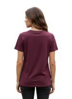 SISSYBOY/TSHIRT BURGANDY ALL EYES ON YOU T33118 - Image 3