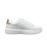SISSYBOY/SHOES SH1464 WHITE REQUEL PEARL SB SNEAKER WITH SATIN LACES - Image 3