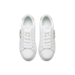 SISSYBOY/SHOES SH1464 WHITE REQUEL PEARL SB SNEAKER WITH SATIN LACES - Image 4