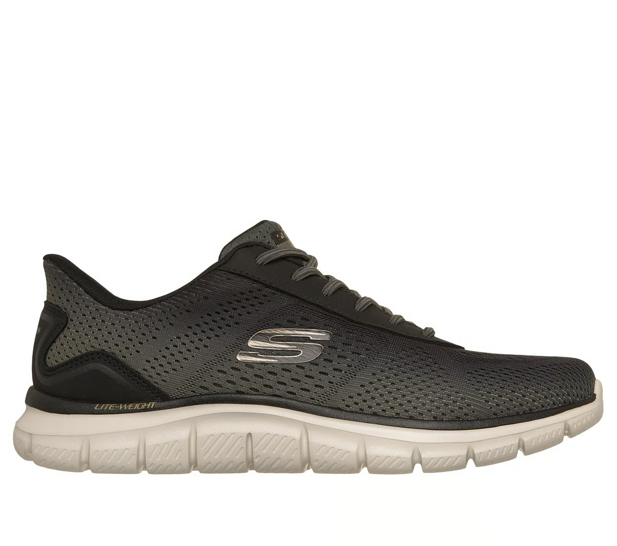 SK1761-1 SKECHERS/233038 OLIVE BLACK TRACK - Image 1