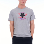 FOX/TSHIRT LT GREY HEATHER RACE 0219